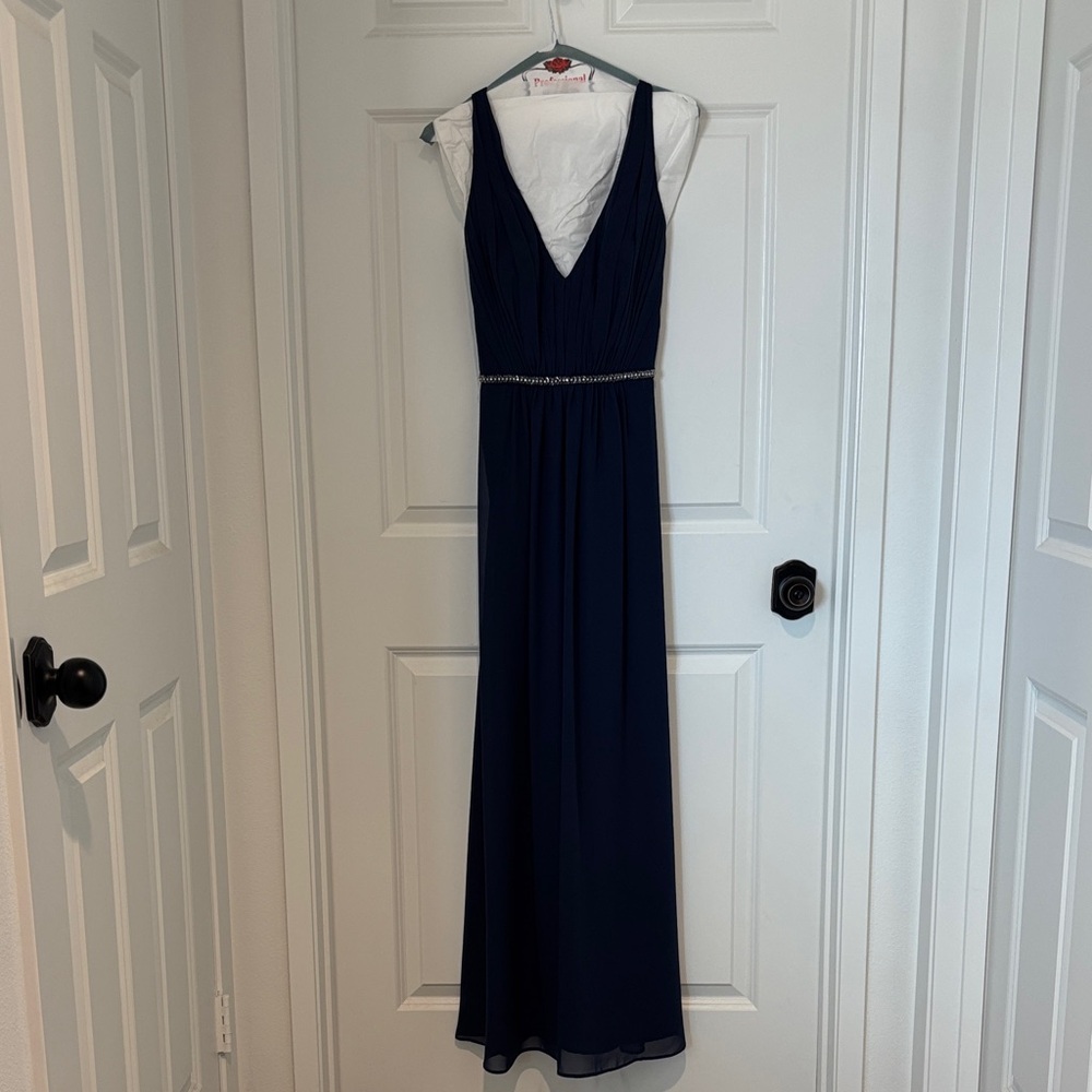 Jenny Packham Deep Blue Maxi Dress